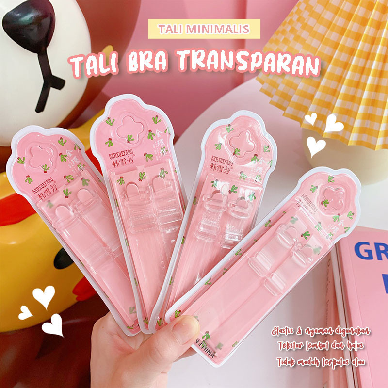 Transparan bh Bra Wanita Putih Transparan Super Elastis Untuk Fashion Wanita / Tali BH Bening Polos