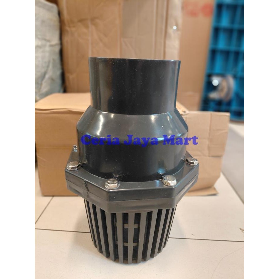 Foot valve pvc drat 2.1/2" inch / Foot klep PVC 2,5" Inchi Thread / Foot Klep Ball PVC