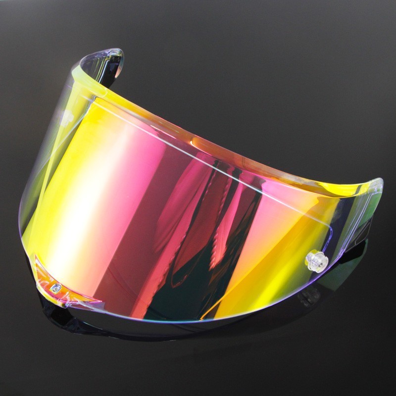 Kaca Motor Helm AGV Pista/Corsa Iridium Rainbow Aftermarket Visor