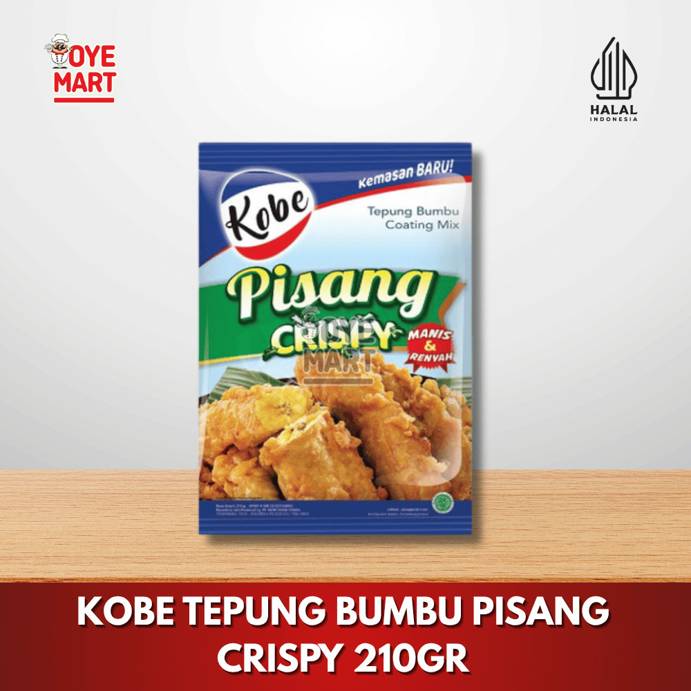 

KOBE TEPUNG BUMBU PISANG CRISPY 210GR