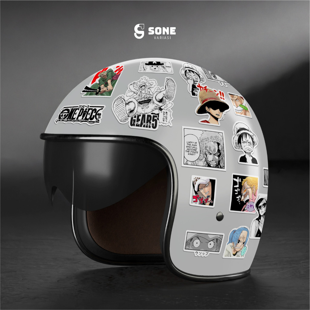 

Stiker Anime One Piece Vinyl Waterproof untuk Dekorasi Laptop Helm Tumbler Ipad