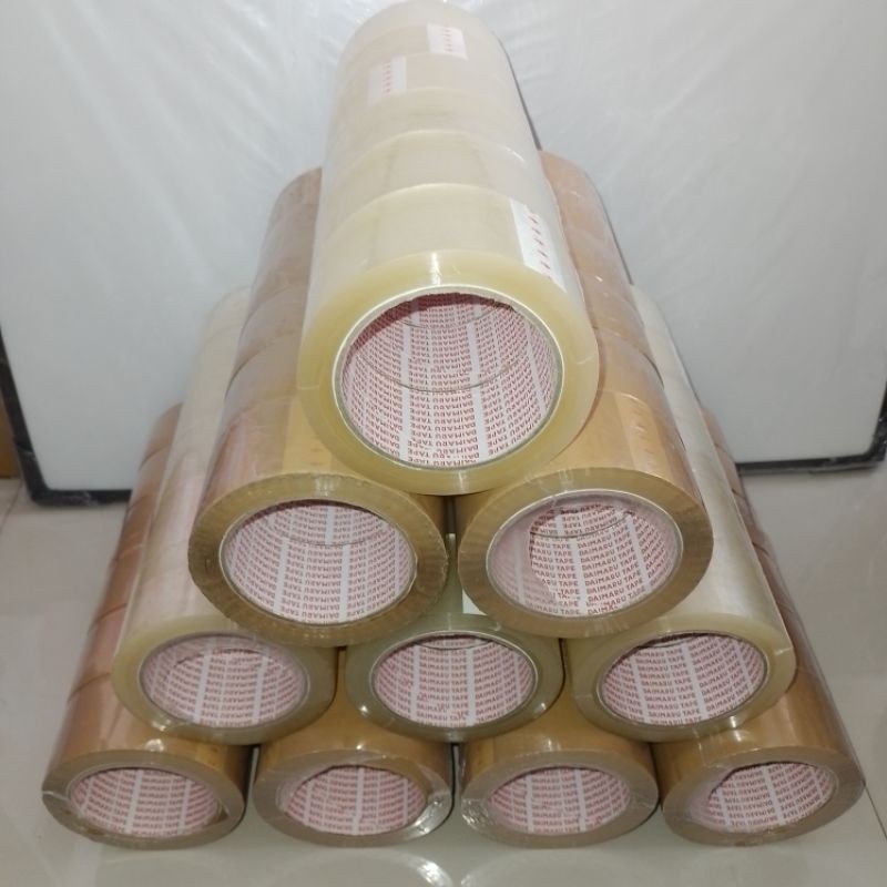 

Lakban OPP Daimaru 48 x 90 Yard Bening & Coklat ( Slop ) ( Original )