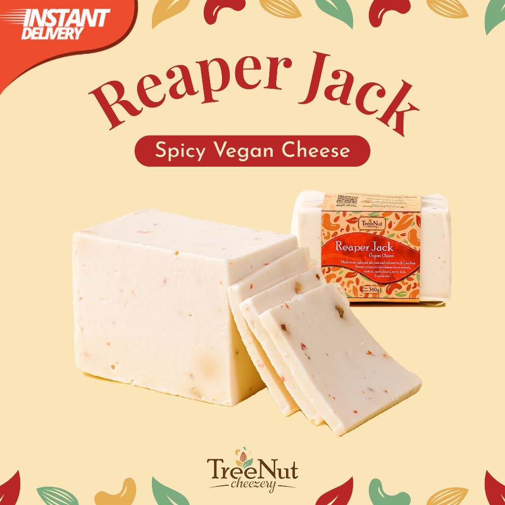 

Keju Vegan Pedas Reaper Jack Meleleh Gurih – Kirim Instan (Bali) | TreeNut Cheezery