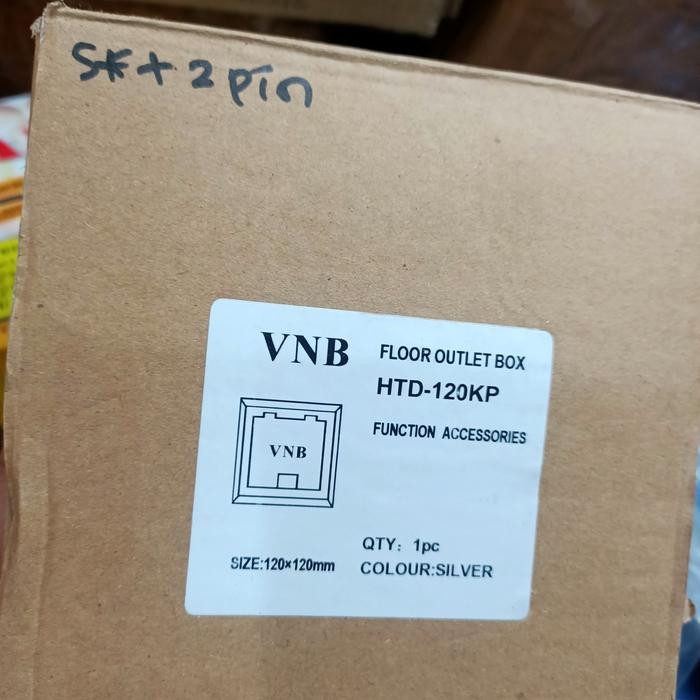 Stop Kontak Lantai VNB HTD-120KP (Arde + Universal)