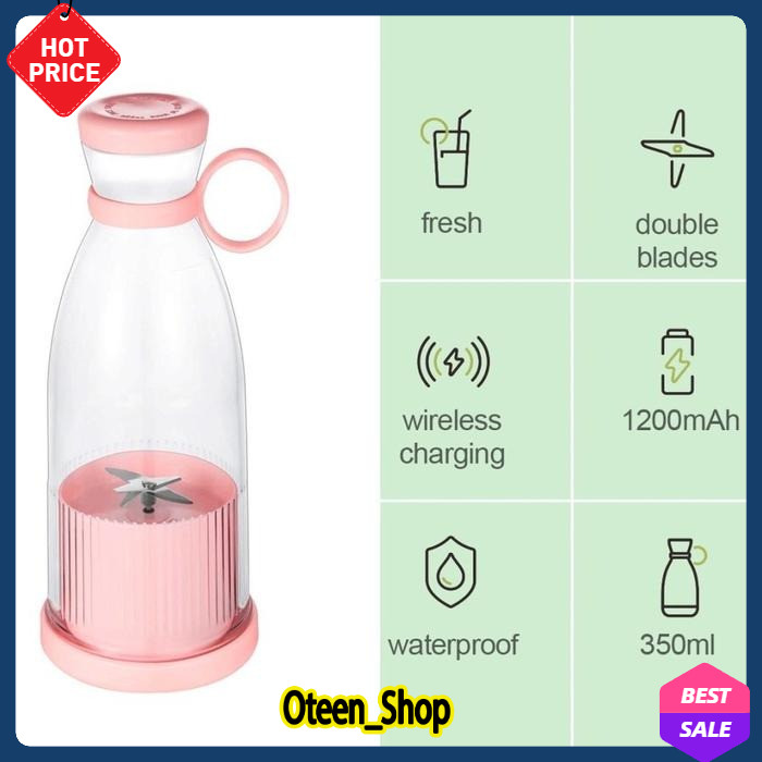 Blender Jus Portabel / Juicer Cup Blender Portable Juicer Mini 6 Pisau Blender Botol Jus