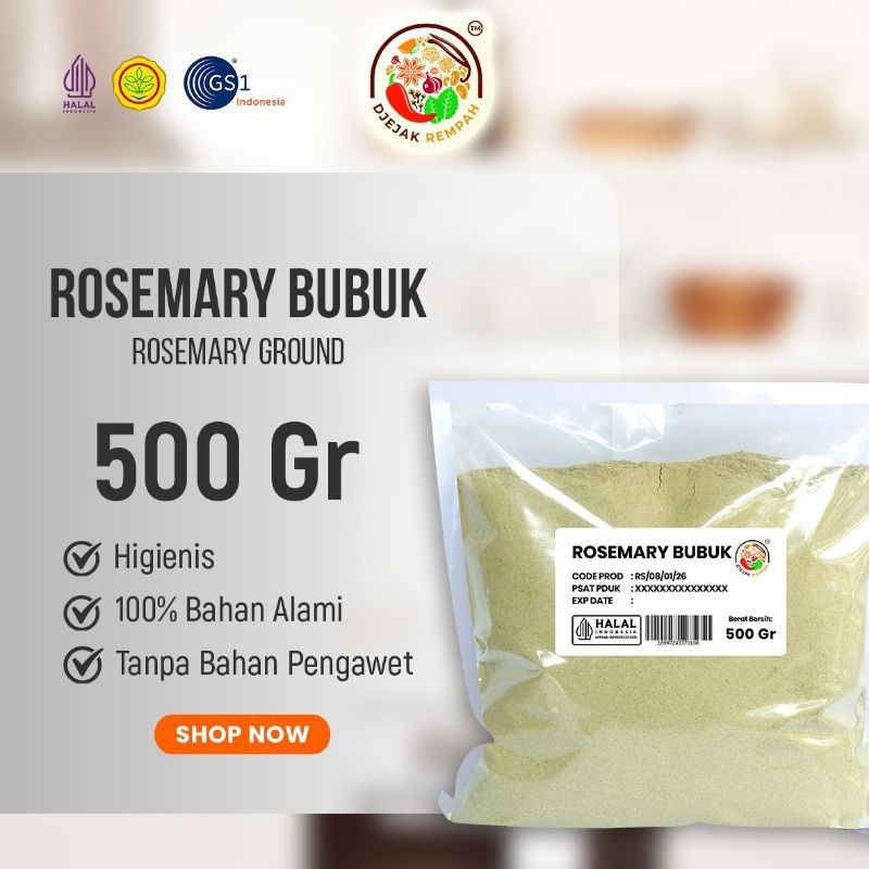 

Rosemary Bubuk / Rosemary Powder (Kemasan 100 Gr - 500 Gr)