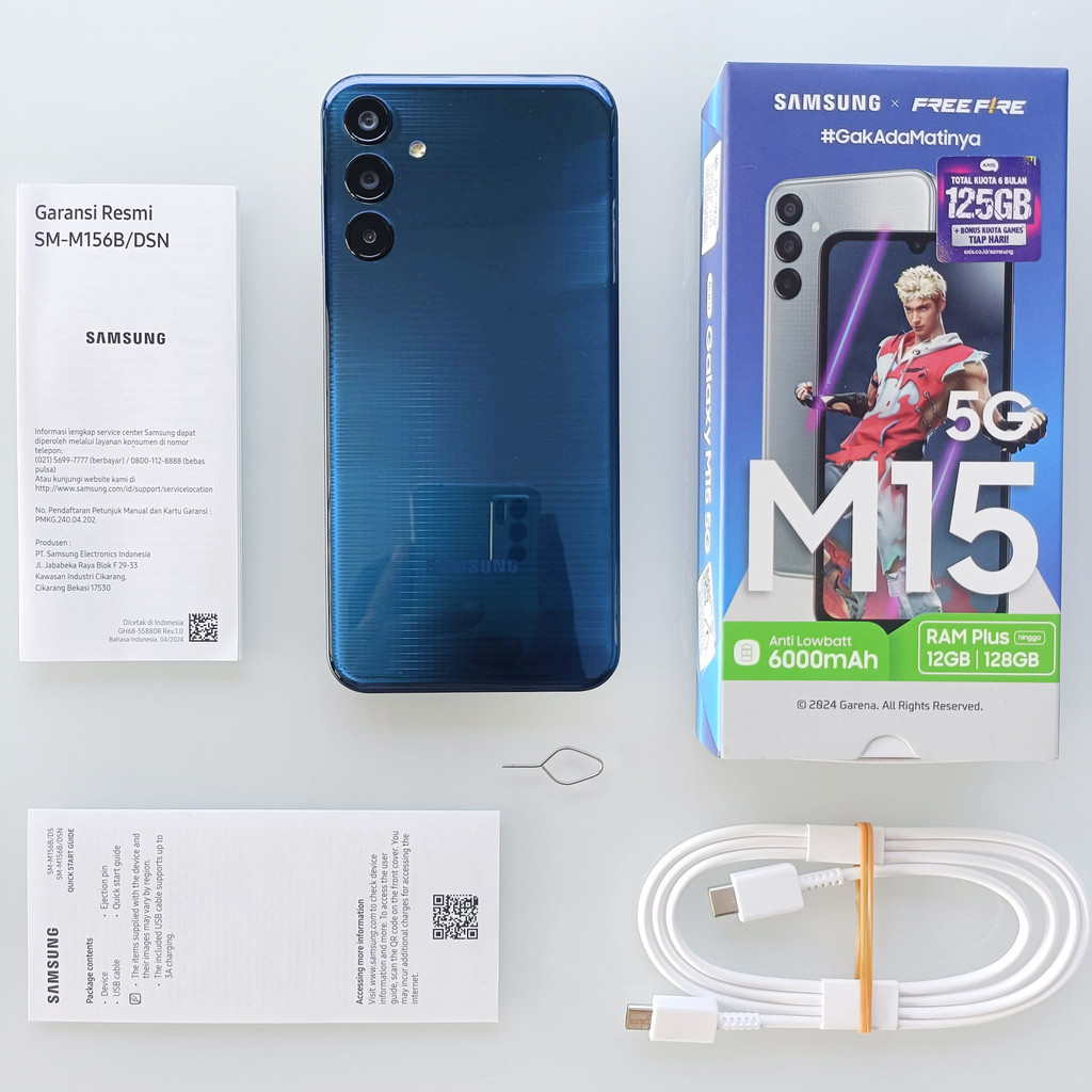 Samsung M15 5G Ram 6 Rom 128GB Second Resmi
