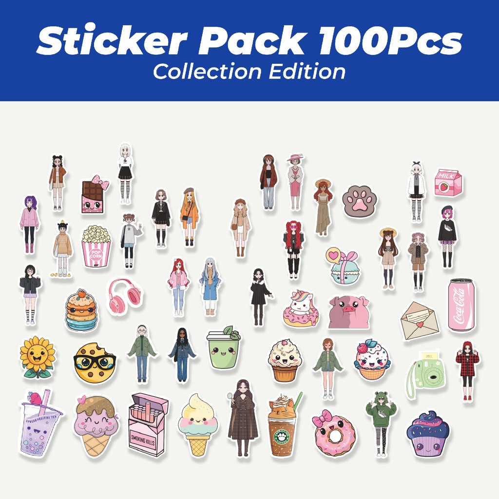 

Hot Stiker Karakter My Dress-Up Darling/ Berpakaian & Makanan Lucu Anti Air Stikers Berperekat Waterproof Sticker Decal Buat Motor Helm Buku Journal Koper Casing HP Laptop Botol Minum