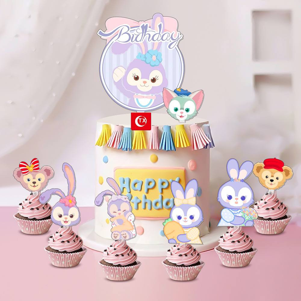 CAKE TOPPER KARAKTER BAHAN AKRILIK PRINTING, TOPPER SET AKRILIK KARAKTER COCOMELON,FROZEN, PAWPATROL