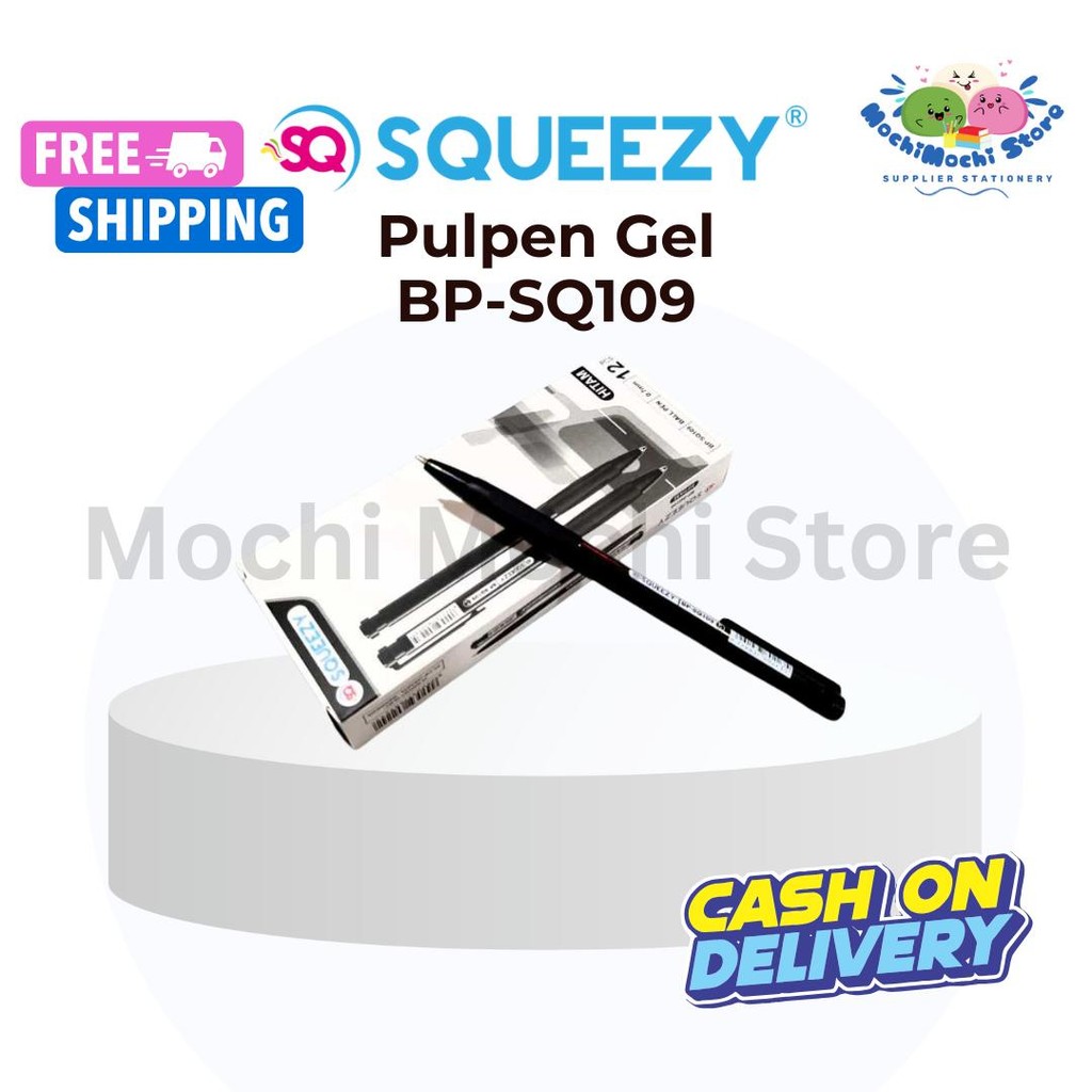 

Pulpen Gel SQUEEZY BP-SQ109 | Pulpen Gel | Gel Pen | Needle Tip 0.5mm | Pulpen Gel SQUEEZY BP-SQ109 | Bolpen Gel | Stationery