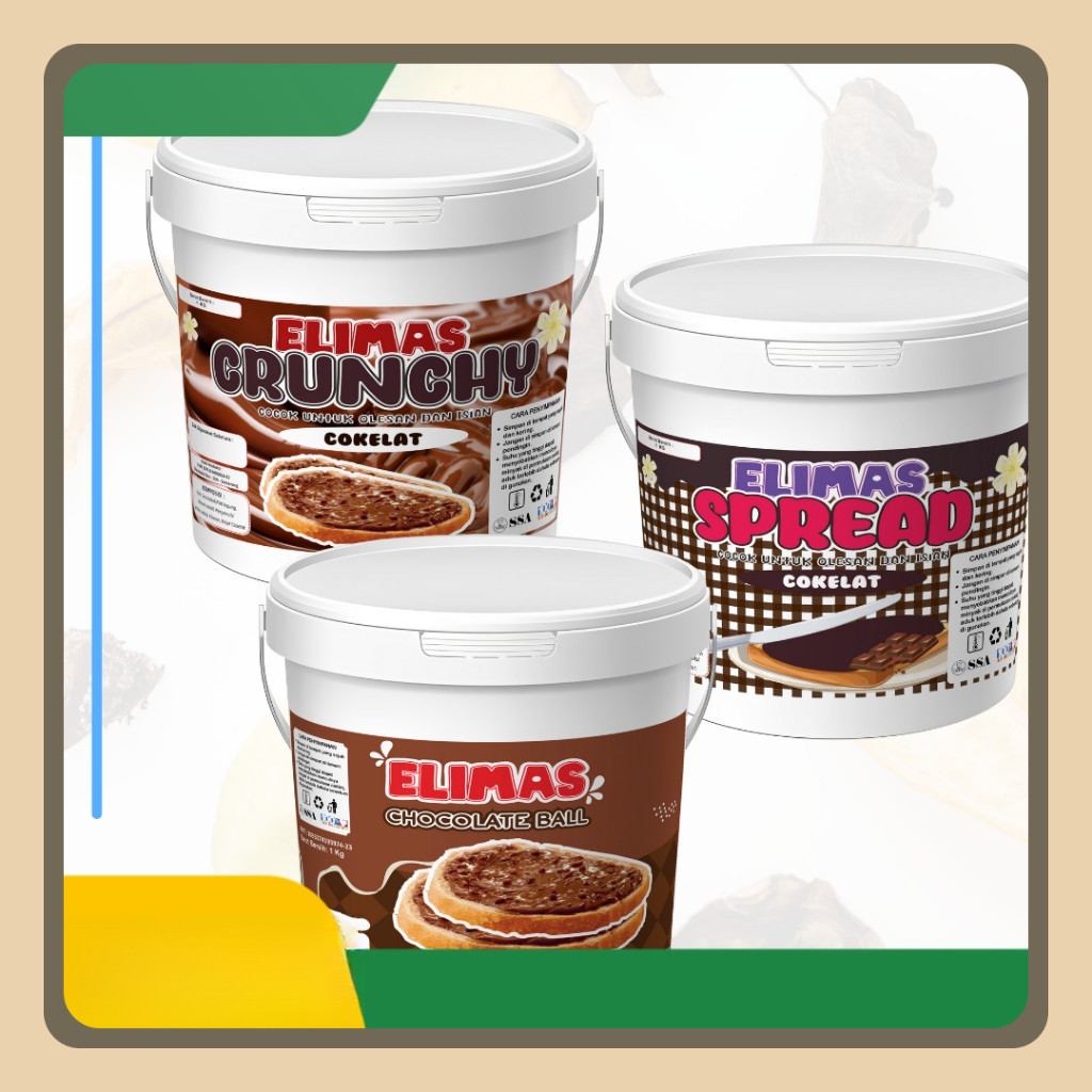 

1 Kg Choco Spread, Crunchy, Ball Isi Olesan Renyah