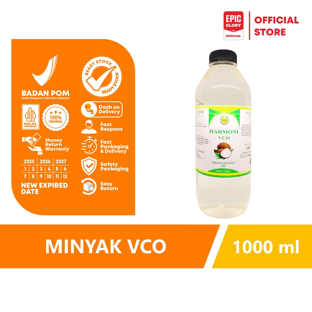 

vco minyak kelapa murni harmoni 1 liter