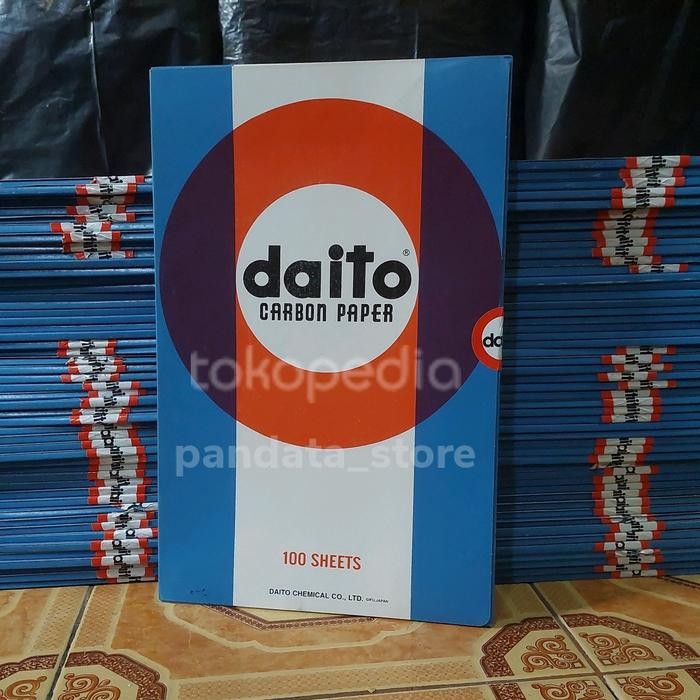 

TERLARIS! kertas KARBON DAITO Folio hitam isi 100 lembar MURAH - Hitam, Jaya