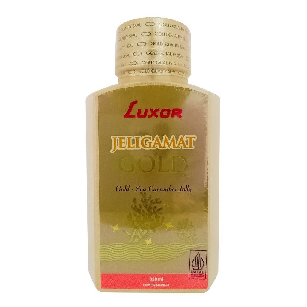 

Luxor Gold Jelly Gamat Emas Asli 100% Original Ekstrak Teripang Emas 350 ml