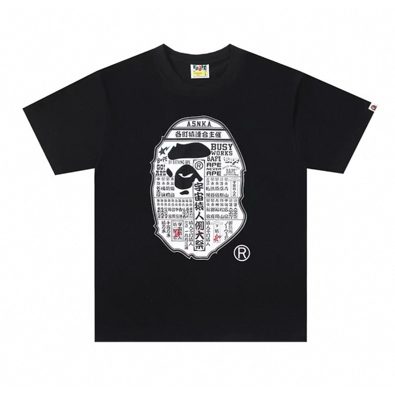 AAPE BAPE A Bathing Ape HARAJUKU TOKYO 25SS JAPAN  Unisex T shirt Tee Tshirt Tops Baju Lelaki Men Ma