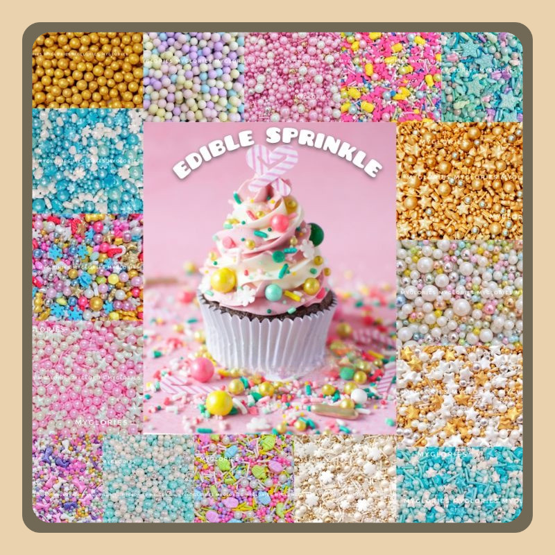 

Edible Sprinkle Hiasan Sprinkel Murah Bisa Di Makan Springkel Kue Ulang Tahun