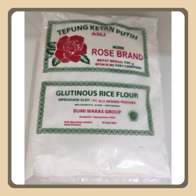 

Rose Brand tepung ketan 500gram