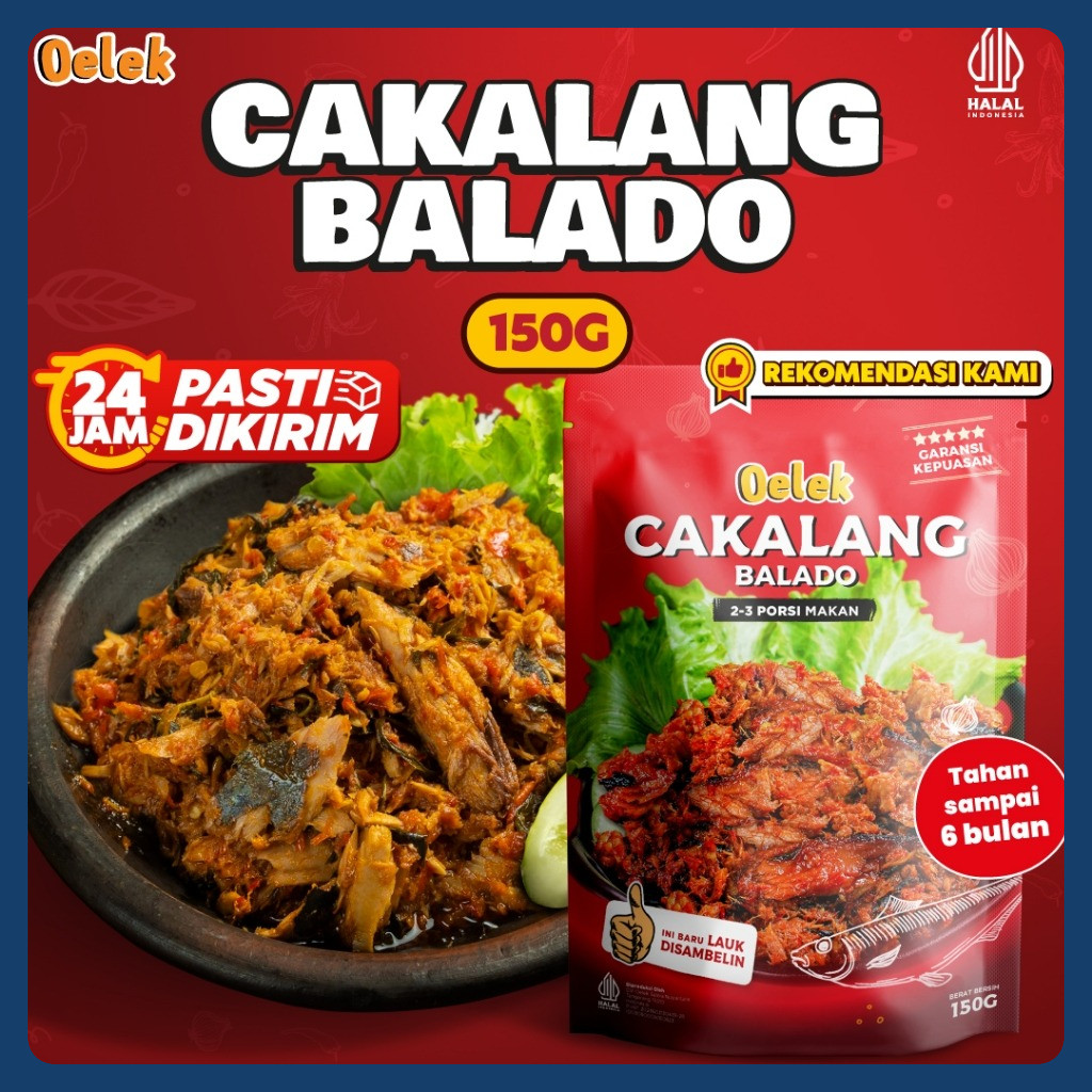 

Oelek Cakalang Balado Oelek/ Cakalang Suwir/ Ikan Cakalang