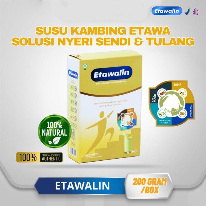 

[[PROMO]] Etawalin : Susu Terapi Nyeri Sendi Pegal Linu Asam Urat Reumatik Kebas - 1 BOX