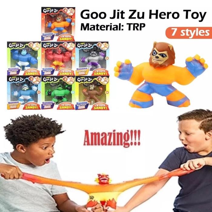 Mainan Goo Jit Zu Hero Toy Bisa tarik panjang Mainan Dekompresi
