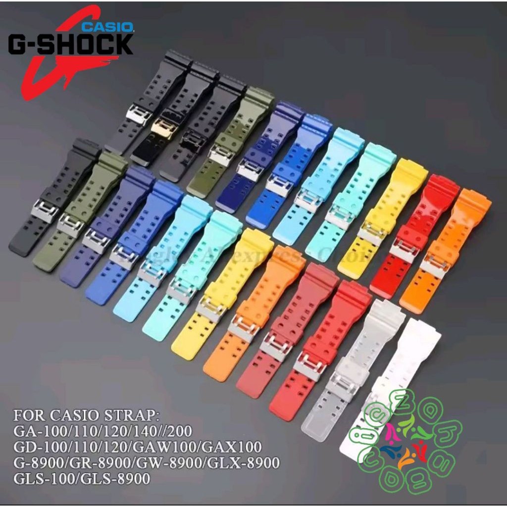 Tali Jam Casio G-Shock GA-100 GA-110 GA-140 GA-200 Strap Jam G-Shock Premium