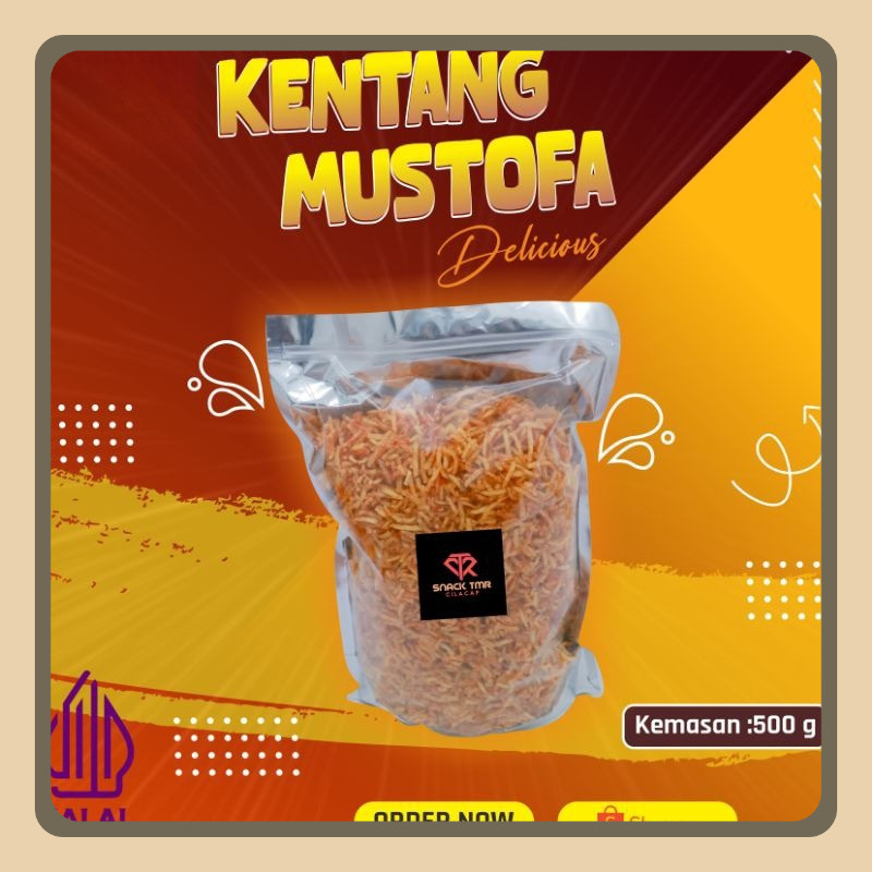 

Termurah Kentang Goreng MUSTOFA 500 Gram Pedas Manis Garing Kriuk Tanpa Bahan Pengawet