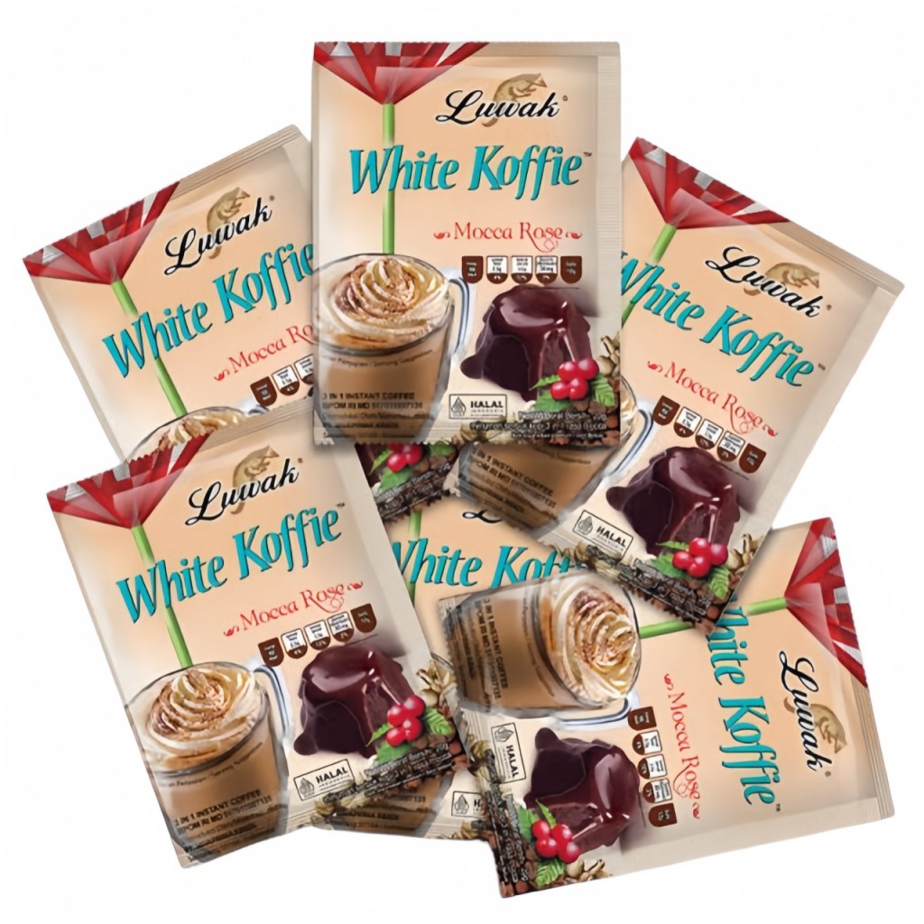 

[Kopi] Luwak White Koffie Mocca Rose 20gr - 1/2 Renceng | Isi 5 Sachet