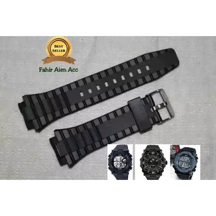 RUBBER STRAP TALI JAM TANGAN Q&Q GW79/QQ GW79/QNQ GW79/Q&Q GW-79/Q&Q