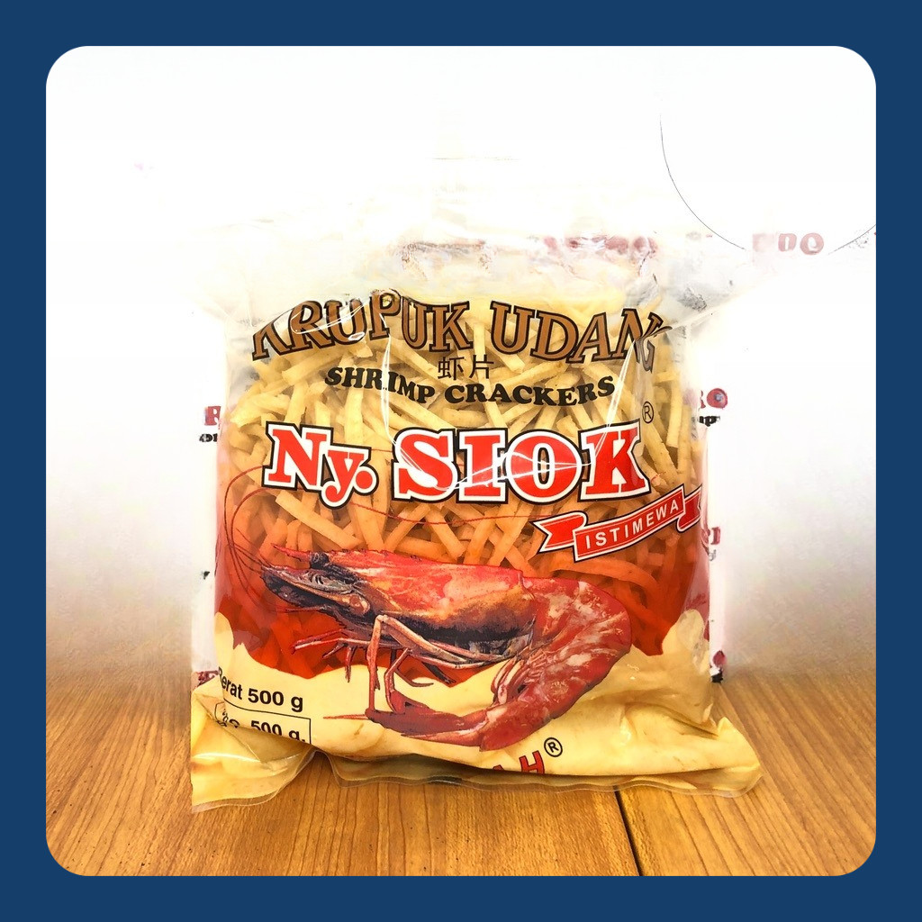 

Ny. Siok STIK Kerupuk udang / shrimp crackers 500 gr