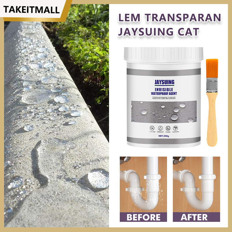 Jaysuing Lem Perekat Transparan Anti Bocor / Invisible Waterproof Agent Keramik Kamar Mandi Kolam Dl