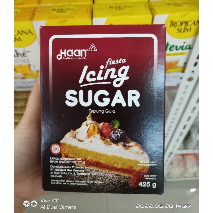 

ICING SUGAR FIESTA HAAN 425 GR - ABO