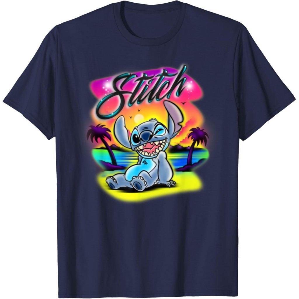 Baju Kaos  Lilo & Stitch - Airbrush Stitch T-Shirt