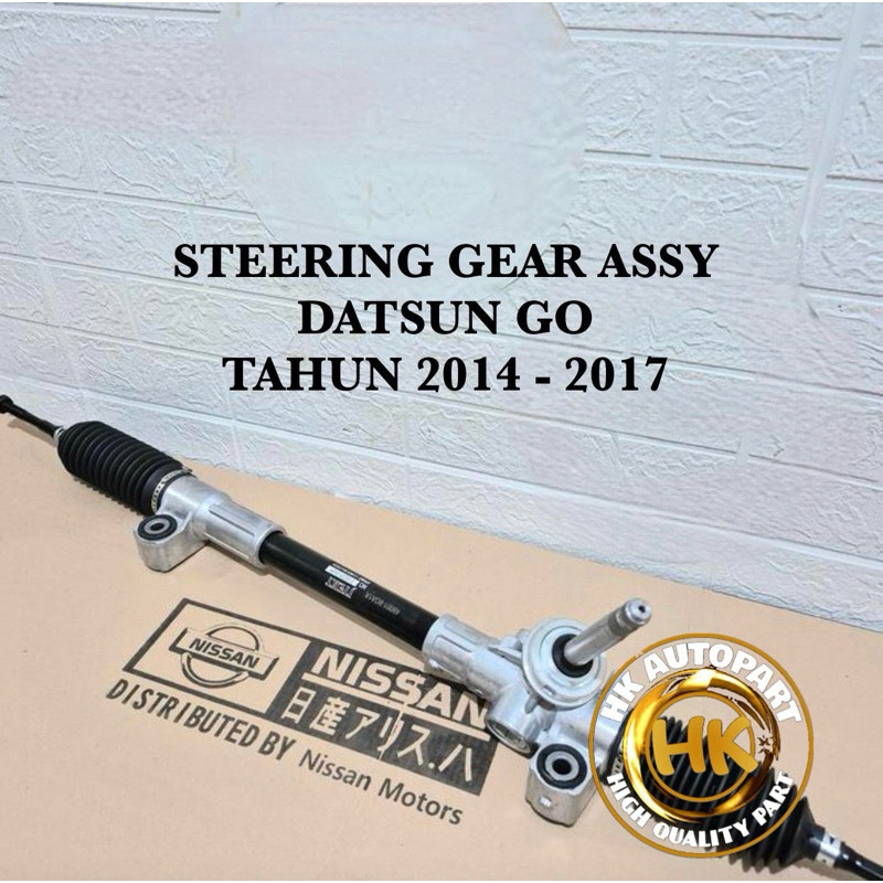 RACK STIR GEAR BOX ASSY NISSAN DATSUN GO ( TAHUN 2014 - 2017 ) KEATAS RAK BAK WOREM WORM BOREM STIR 