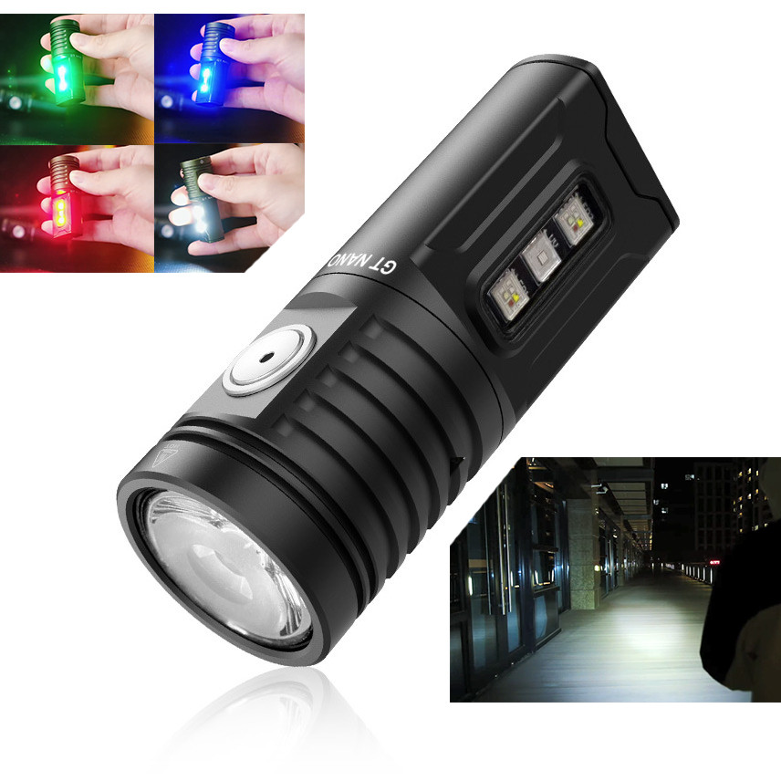 Lumintop GT NANO V5.0 USB TYPE C Rechargeable Flashlight Support 2pcs 10280 Battery with 1400 Lumen 