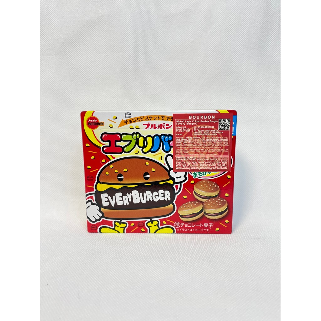 

PALUBUTUNG - Bourbon Every Burger Biscuits 66 gr Biskuit