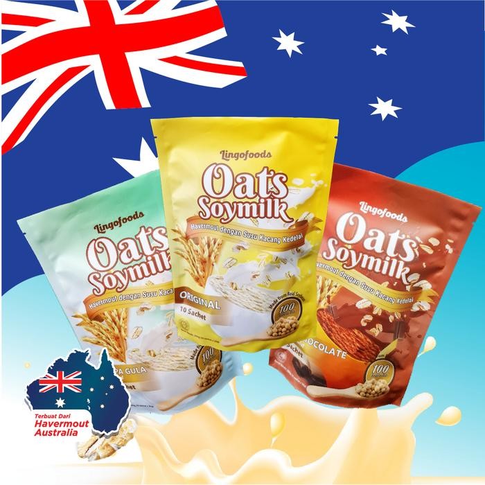 

PROMO!Ringofood Promo Oats Soymilk - Havermout Susu Kedelai - OriginalREADY