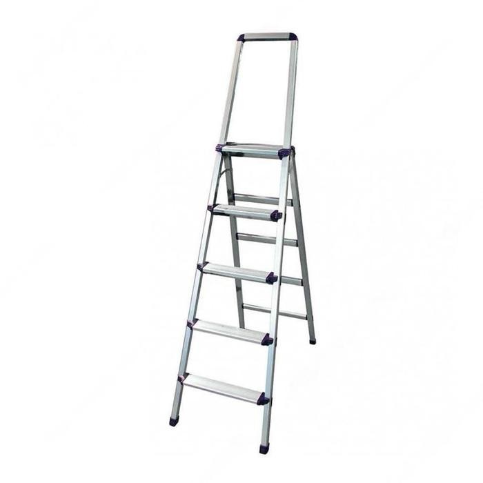 Tangga Lipat Aluminium 4 Step KRISBOW Tangga Lipat Dengan Pegangan