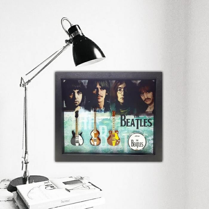 frame shadow the beatles figura the beatles pigura the beatles 3d