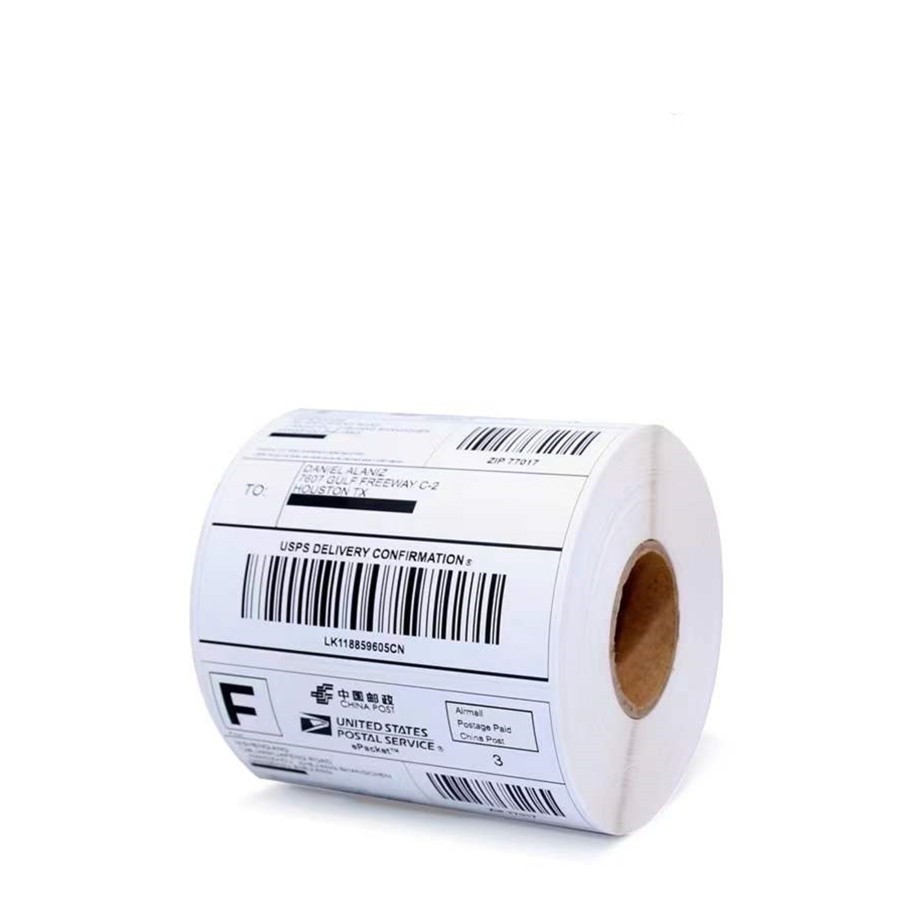 

️TIMIMALL️ Kertas Label Stiker 500 Sticker Thermal Barcode 100 X 150 - A6