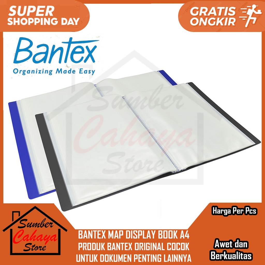 

Bantex Display Book Size A4 Clear plastik Dokumen Hombo Holder Polos 40 Pockets Dispay Bok Clir Cler Despay Hoder Map Menyusun Laporan Proposal profosal dokumen Materi Presentasi LRN Kapasitas Empat puluh Berkualitas