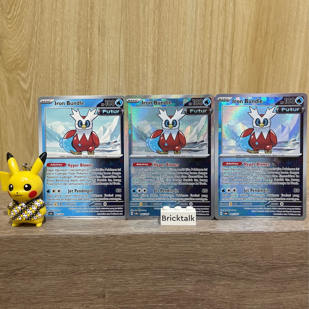 Kartu Pokemon TCG sv8a Iron Bundle Futur 047/187 Normal , Pokeball / Monster Ball, Master Ball Tradi