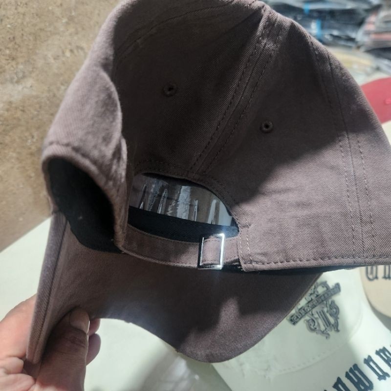 topi denim sobek caps import hat robek - C1