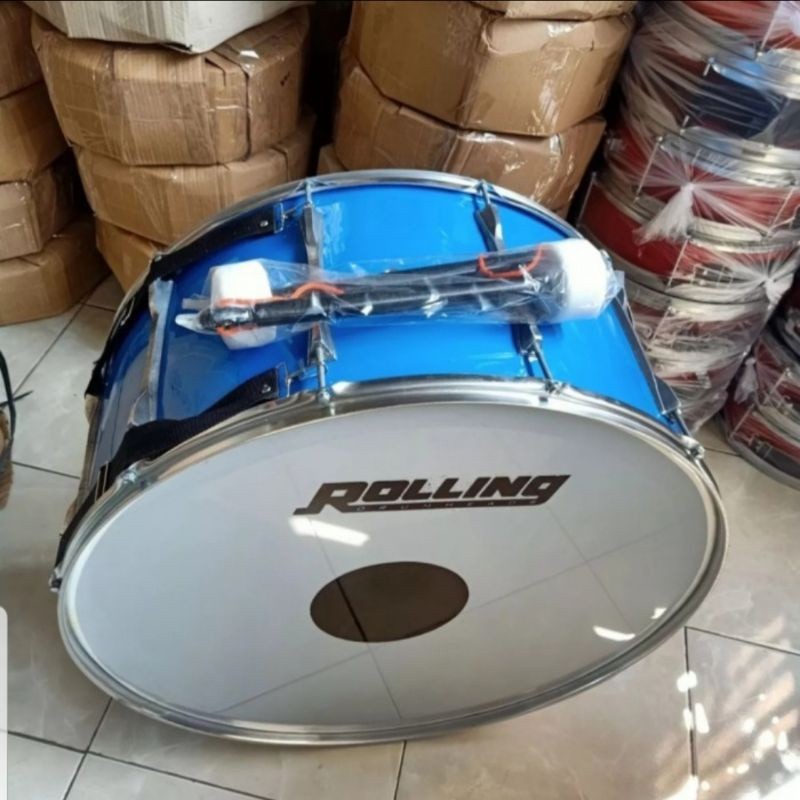 Bass Drum 14 inch ,16INC ,18INC TK MURAH Best Seller (  FREE SABUK DAN PEMUKUL)