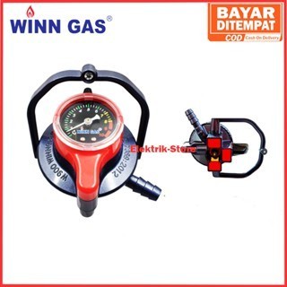 KAMEJING PAKET WINN GAS REGULATOR METER KEPALA GAS LPG 3 KG / 12 KG W800M / W-800 M NUSANTARA BERFUN