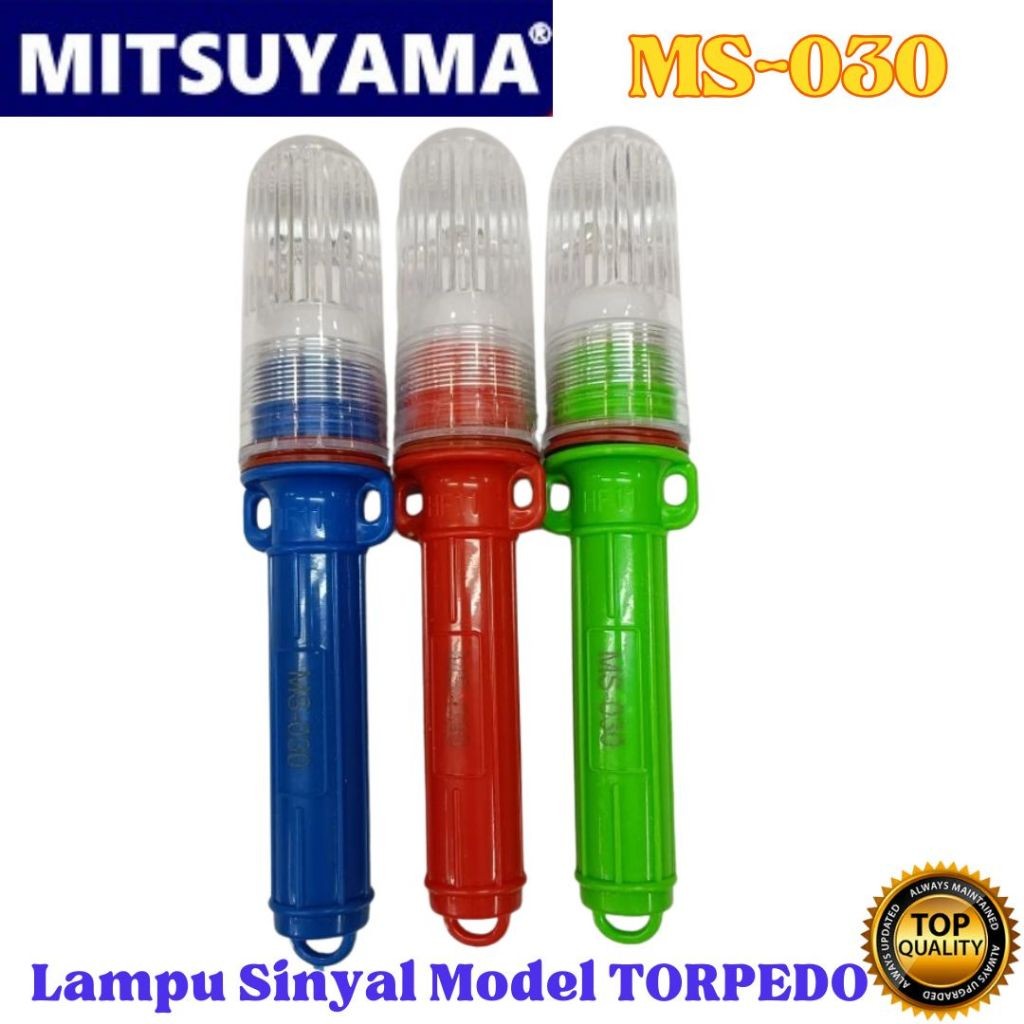 MITSUYAMA MS-030 Lampu Nelayan Sinyal Torpedo 4LED 1 warna - OVERPAST