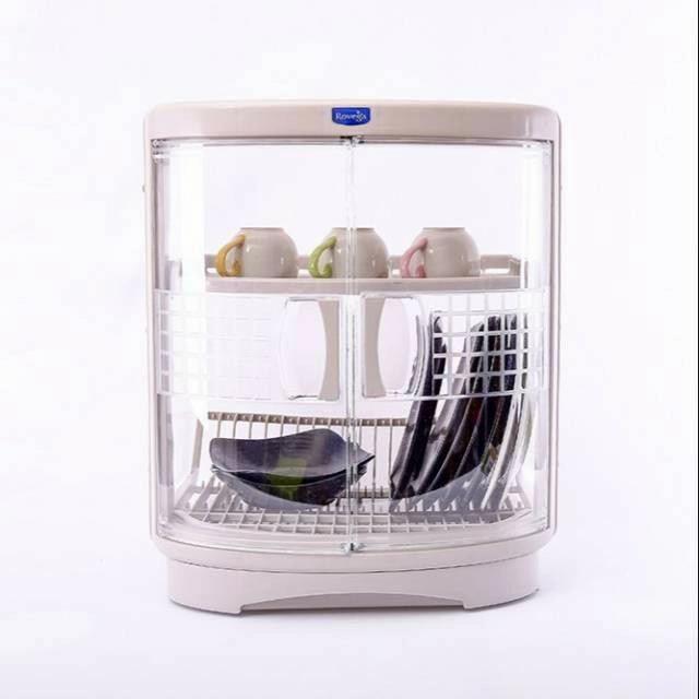 Rak piring tertutup rak dapur