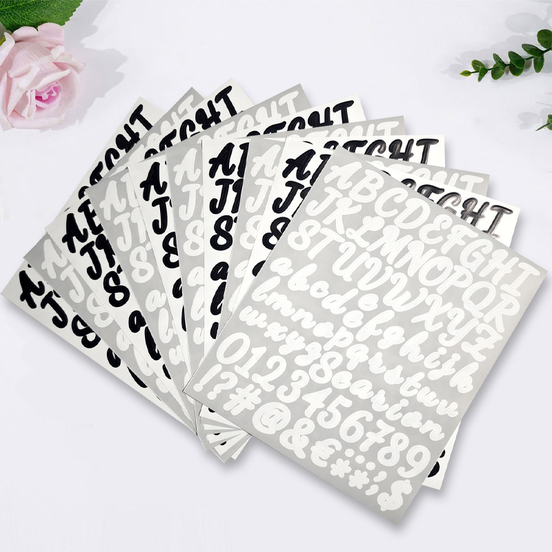 

10PCS Stickers Alphabet Stickers Manual Ledger Material Decorative Stickers Creative DIY Handmade Stickers Child Reward Stickers