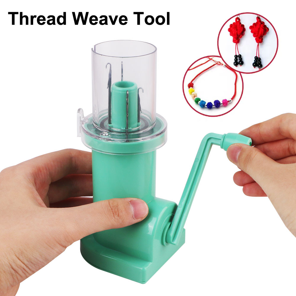 

Creative Knitting Machine Craft Bracelet Weave Tool Embellish Hand Knit Portable Hand-Knitted Loom Spool Knitter