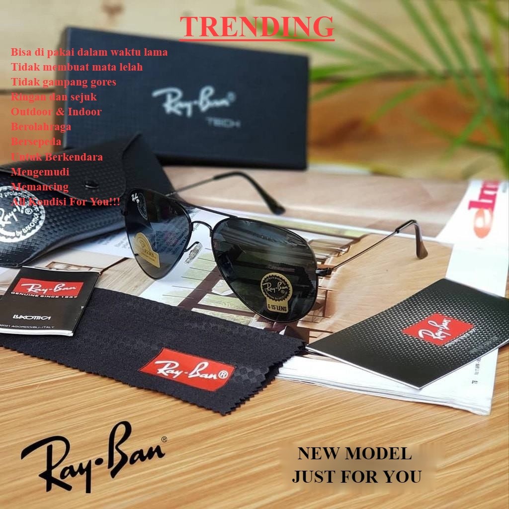 NEW MODELKACAMATA FASHION SPORT LENSA ASLI KACA POLARIZED UNTUK PRIA DAN WANITA