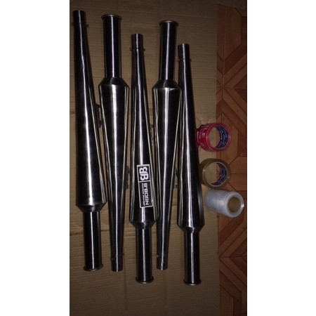 knalpot japstyle britis JOKOWI STENLIS TIGER,MP,GL,CB,SCORPIO, BISON,W175,XSR155